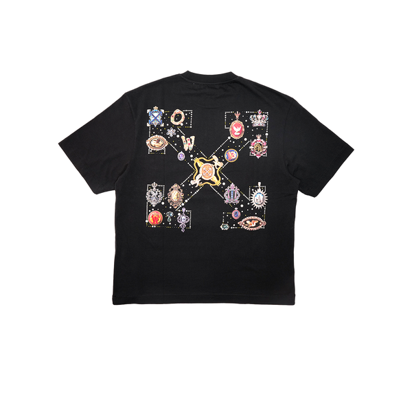 OFF WHITE  - Jewelry Araldic Arrow Tee - Black