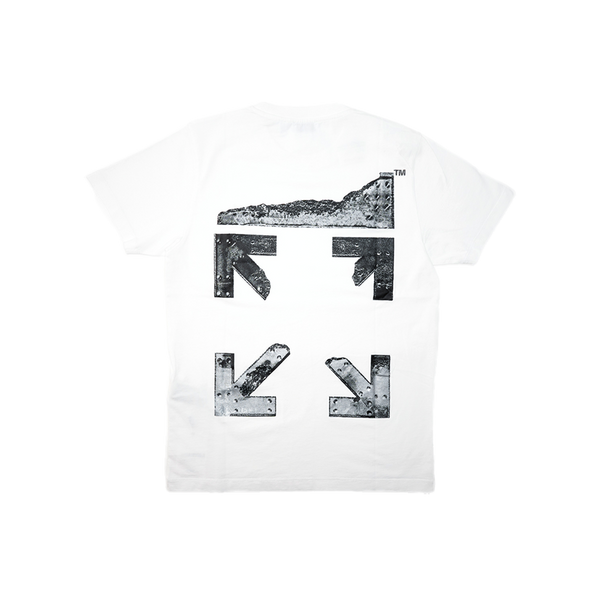 OFF WHITE  - Metal Arrow Tee - White