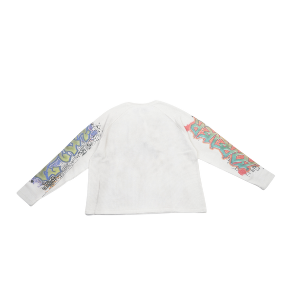 Duaa - Street Long Sleeve Tee - White — alternate view