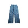 EPTM - Union Pants Nylon Denim Track Pants - Blue