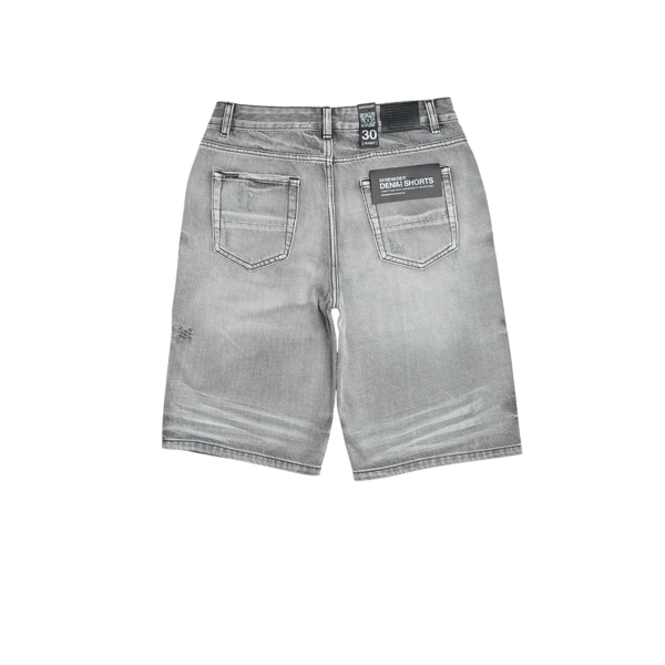 Serenede - Titan Denim Shorts - Grey — alternate view