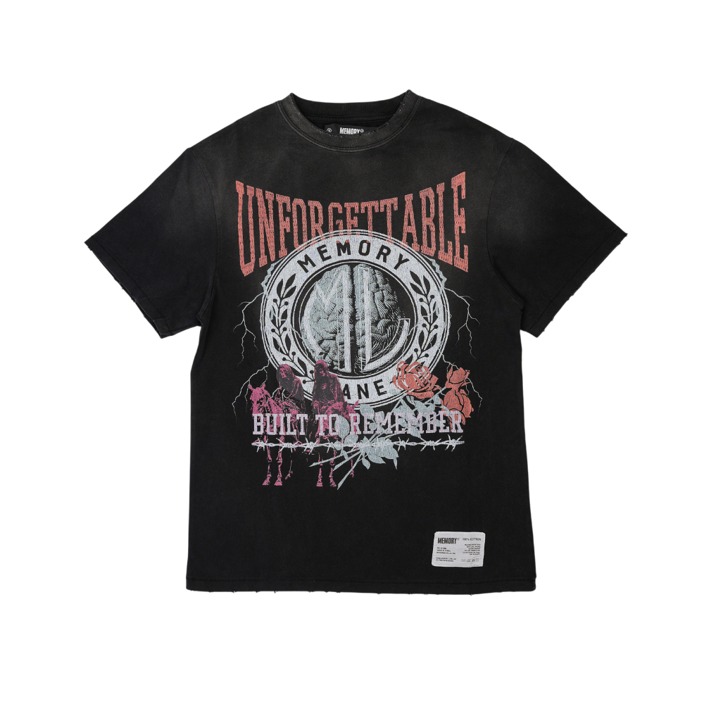 Memory Lane - Memory - Mind Stack Tee - Black