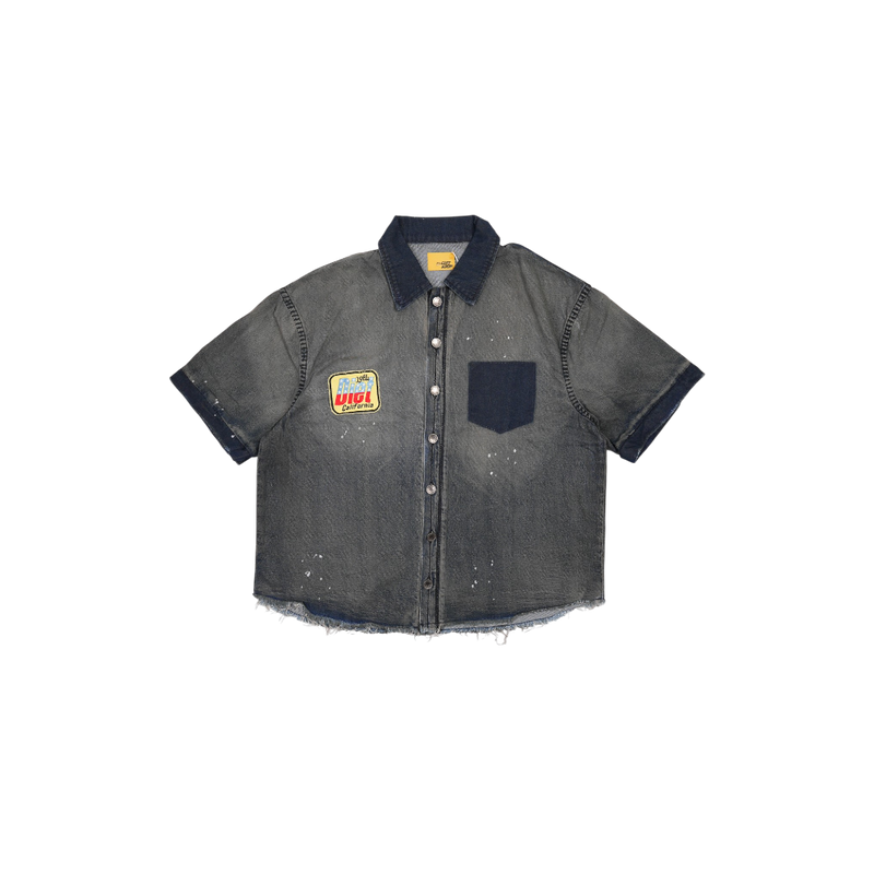 Diet Starts Monday - Mechanic Button Up Shirt - Indigo
