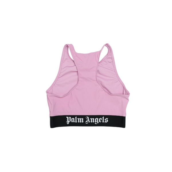 Palm Angels - Classic Logo Sport Top Tee - Black — alternate view
