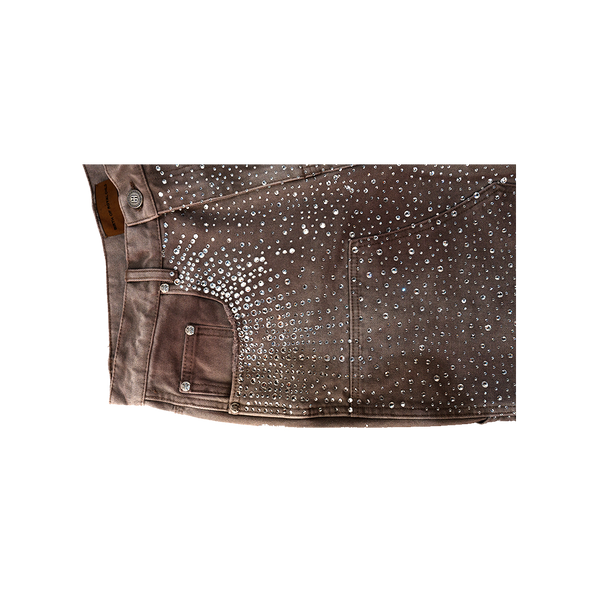 Redial 20K Diamond Shorts - Washed Brown — alternate view