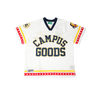 Campus Goods LA - Valor Varsity Jersey Tee - White