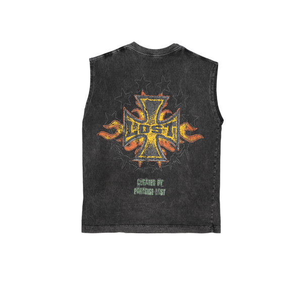 Paradise Lost - 1022-1023 Tee - Charcoal — alternate view