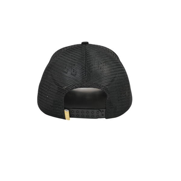 When Smoke Clears - Art Trucker Snapback Hat - Black — alternate view