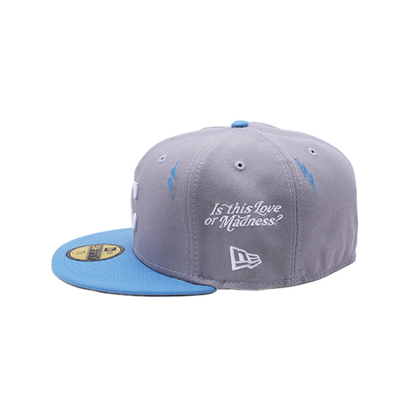 New Era - Kanroy - Lightning Bolts Fitted Hat - Grey — alternate view