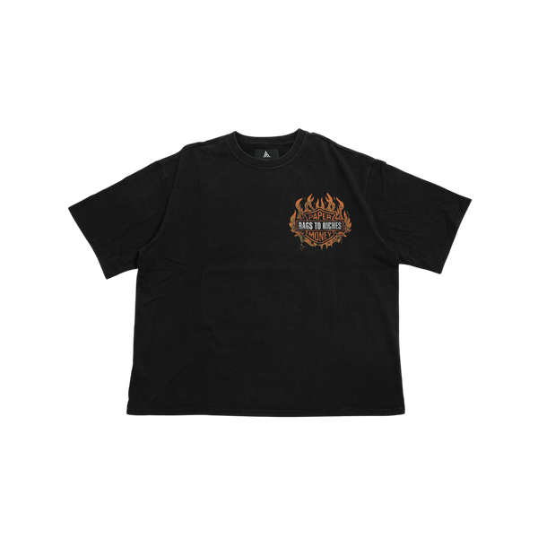 Paper Money - Burnout Tee - Black