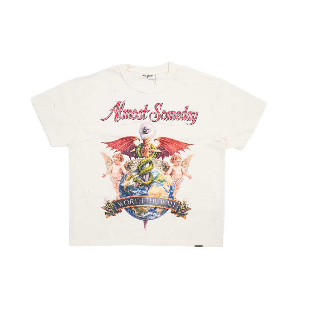 Almost Someday - Motley Tee - Cream