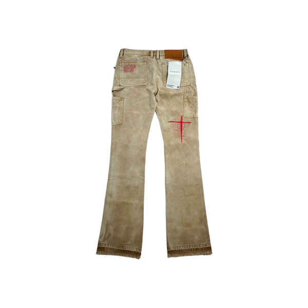 Cult of Individuality - Lenny Bootcut 603 Jeans - Khaki — alternate view