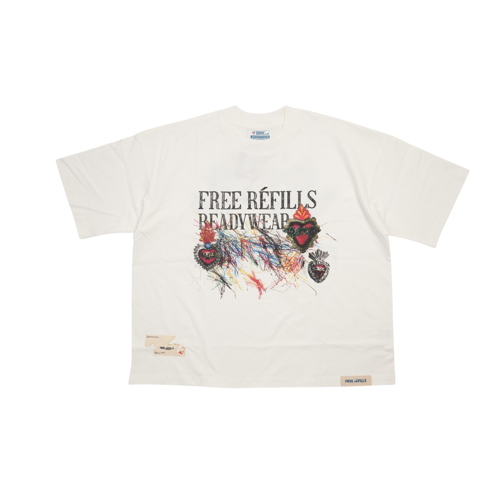 Free Refills - Adorn Tee - Cream
