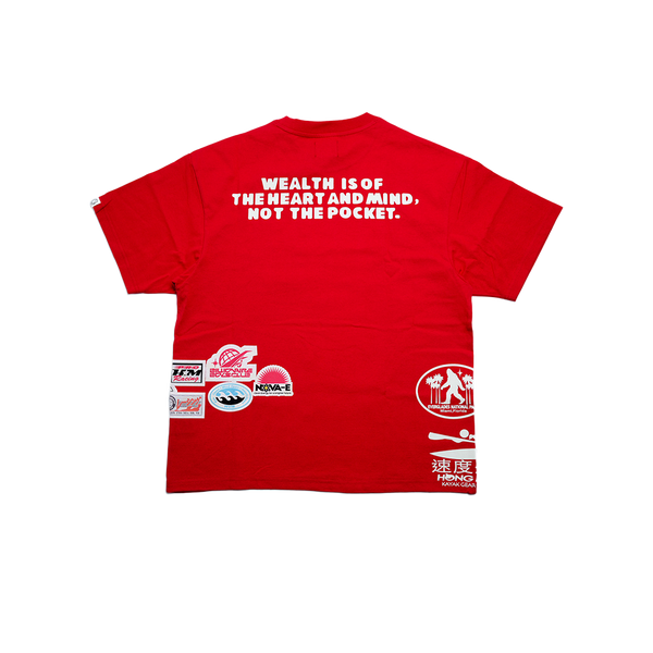 Billionaire Boys Club - Bb Hook Ss Knit (boxy Fit) Red Tee - Red — alternate view