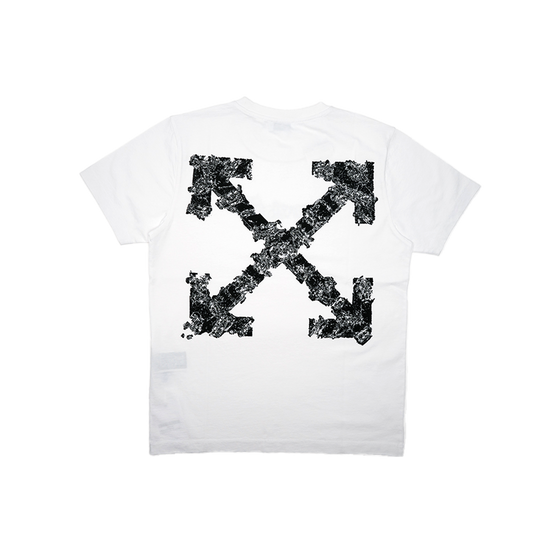 Off-White - Heraldic Threshold Arrows Tee - White