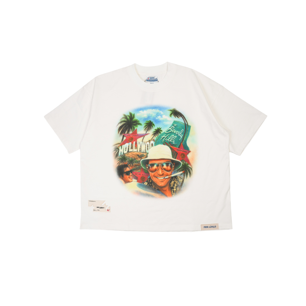 Free Refills - Free & Loathing Tee - White