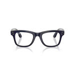 Ray-ban - Wayfarer- Shiny Cosmic Blue W/trans Saphire Glasses - Blue