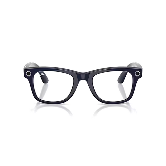 Ray-ban - Wayfarer- Shiny Cosmic Blue W/trans Saphire Glasses - Blue