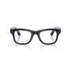 Ray-ban - Wayfarer- Shiny Cosmic Blue W/trans Saphire Glasses - Blue