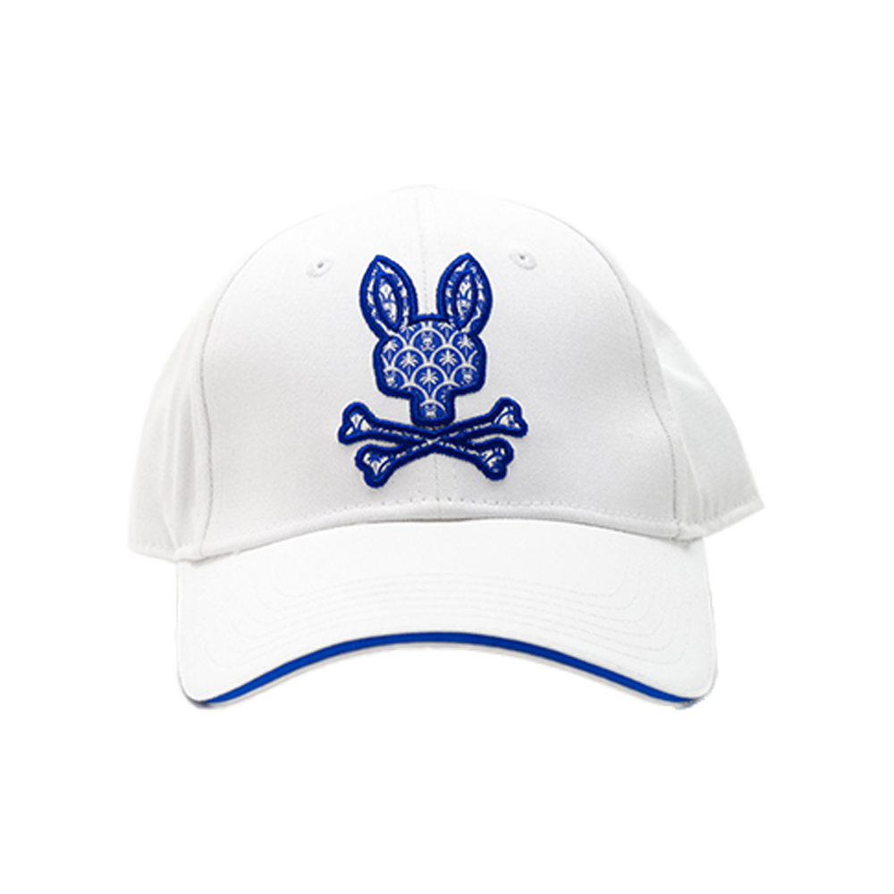 Psycho Bunny - Brad Baseball Snapback Hat - White