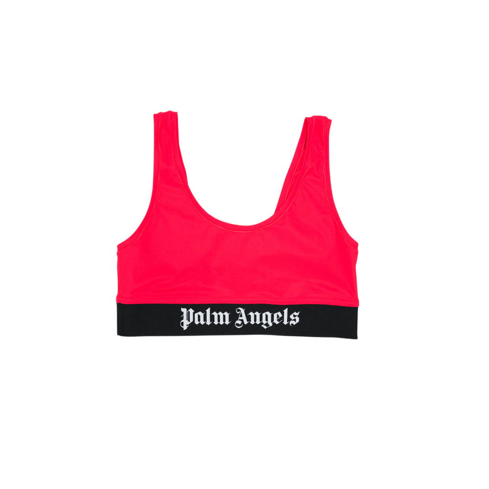 Palm Angels - Classic Logo Sport Bra Tee - Black