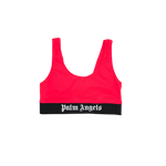 Palm Angels - Classic Logo Sport Bra Tee - Black