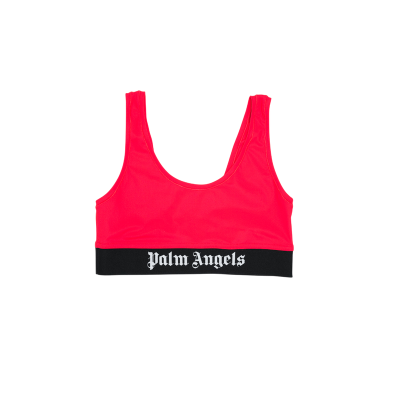 Palm Angels - Classic Logo Sport Bra Tee - Black