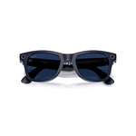 Ray-ban - Wayfarer- Shiny Cosmic Blue W/trans Saphire Glasses - Blue