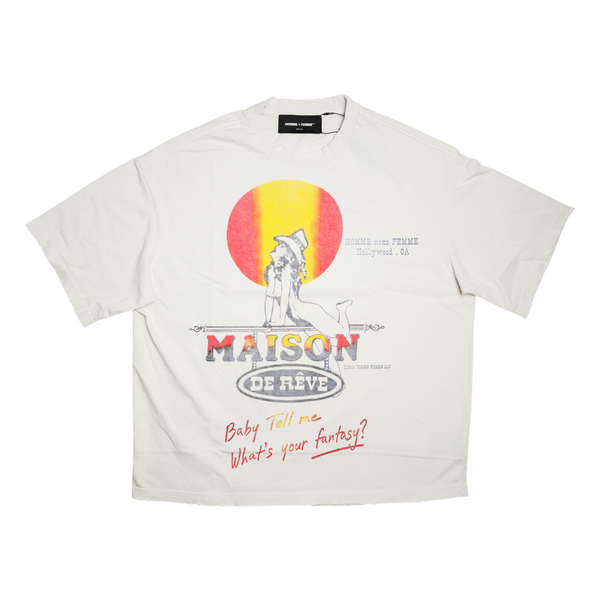 Homme + Femme - Dream House Tee - White