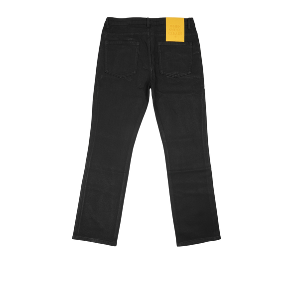 When Smoke Clears - Solid Denim - Black — alternate view