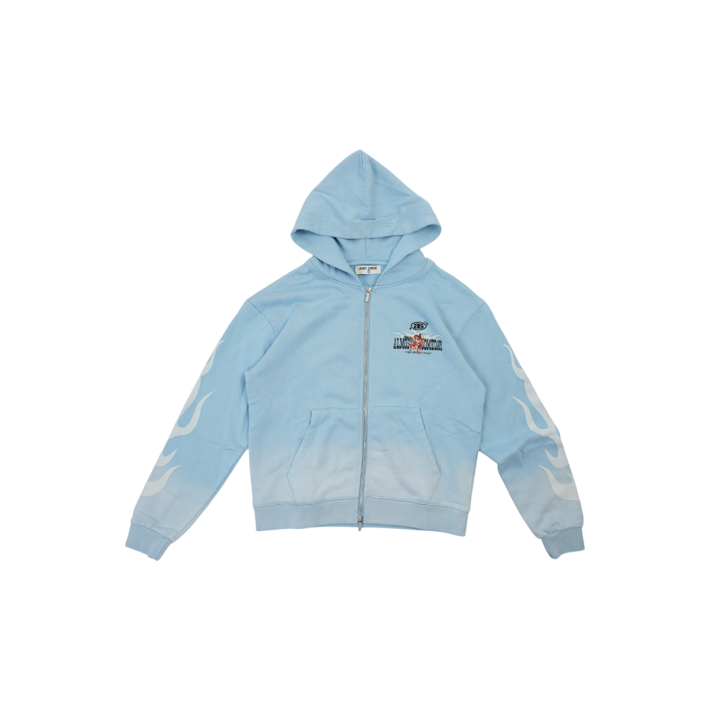 Almost Someday - Members Zip Hoodie - Blue