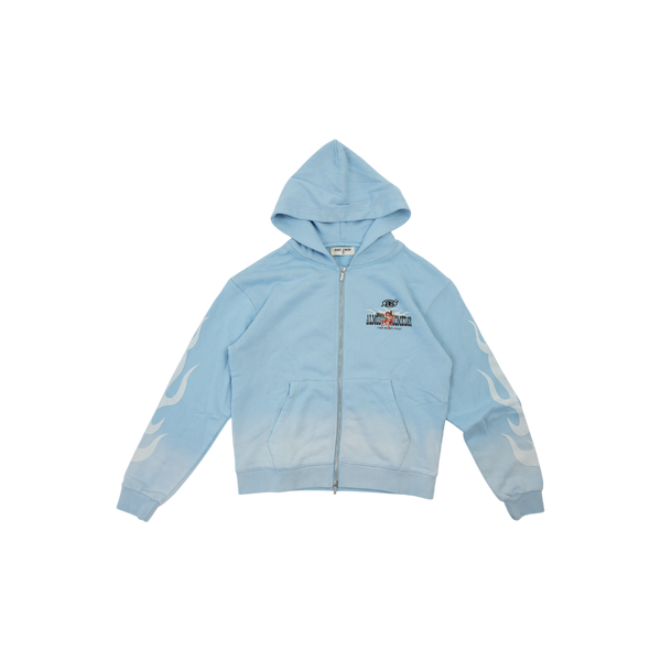 Almost Someday - Members Zip Hoodie - Blue