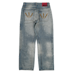 Diet Starts Monday - Double Knee Bolt Denim - Blue