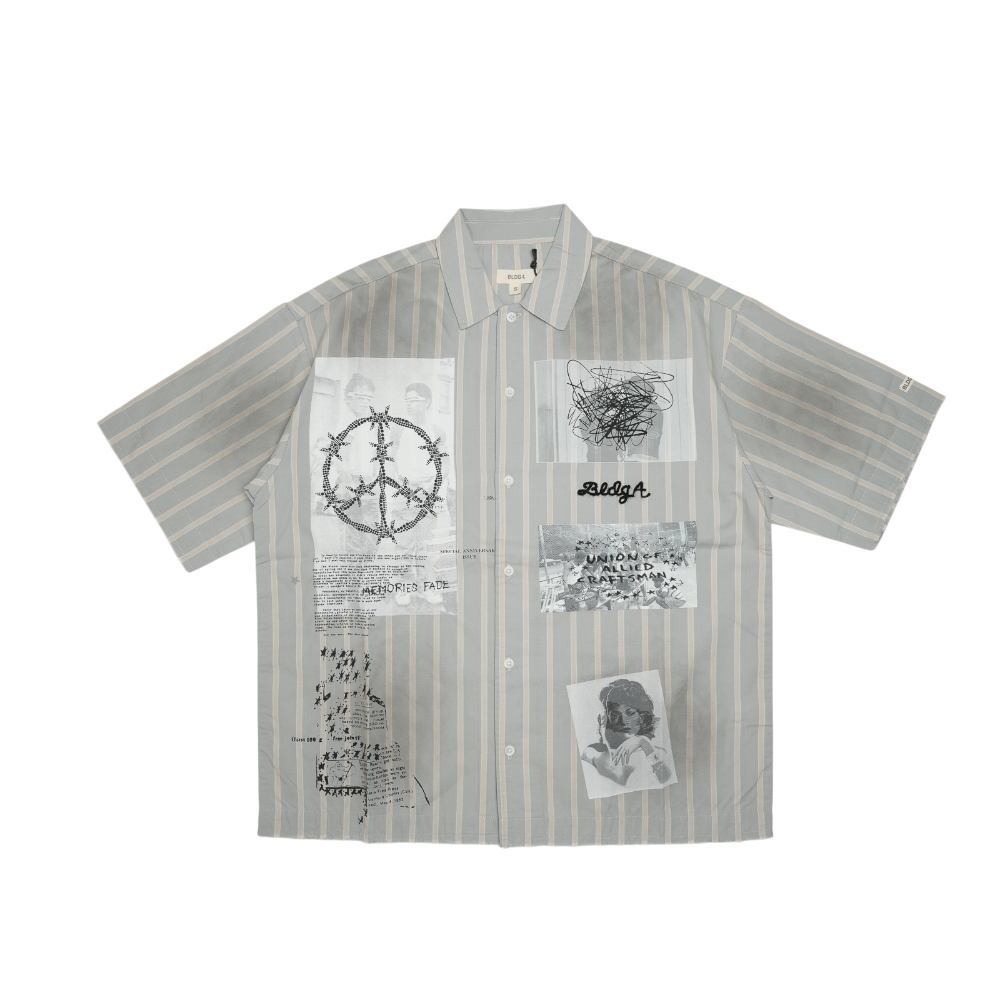 Bldg4 - Cathedral Ss Woven Shirt - Grey