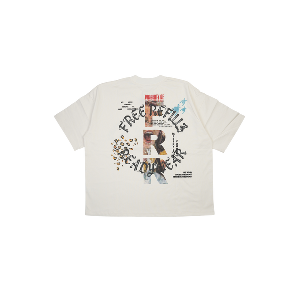 Free Refills - Property Tee - White — alternate view