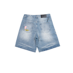 Paradise Lost - Paradise Patchwork Shorts - White