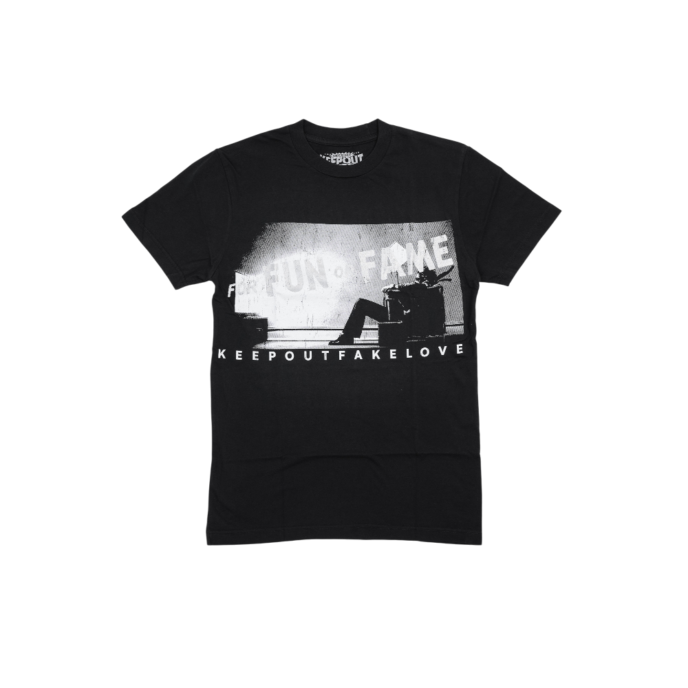 Keep Out Fake Love - Kofl - Americana T-shirt - Black