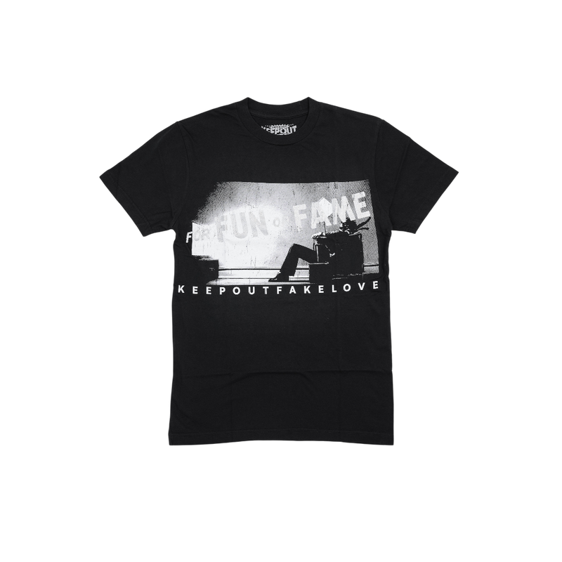 Keep Out Fake Love - Kofl - Americana T-shirt - Black