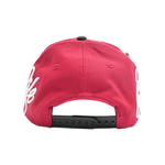 Lifted Anchors - Red Diamond Snapback Hat - Red