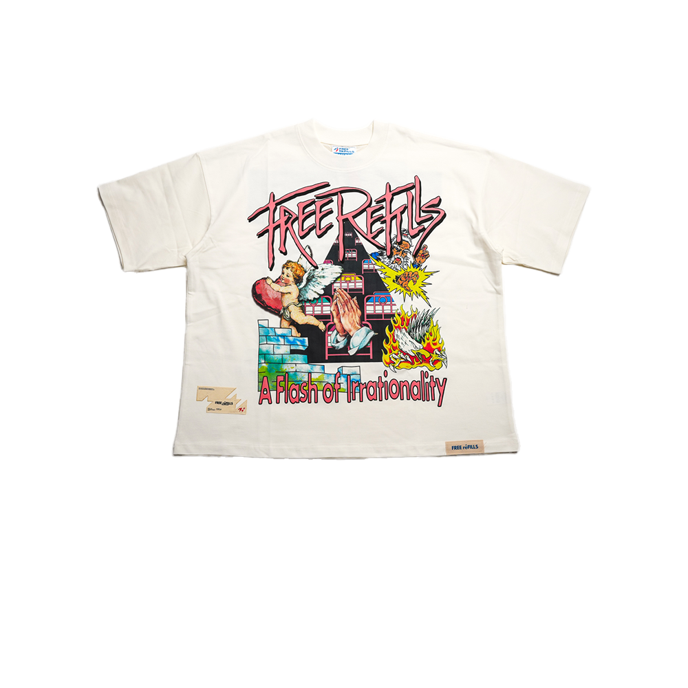 Free Refills - Floyd Tee Short Sleeve Graphic Tee - White