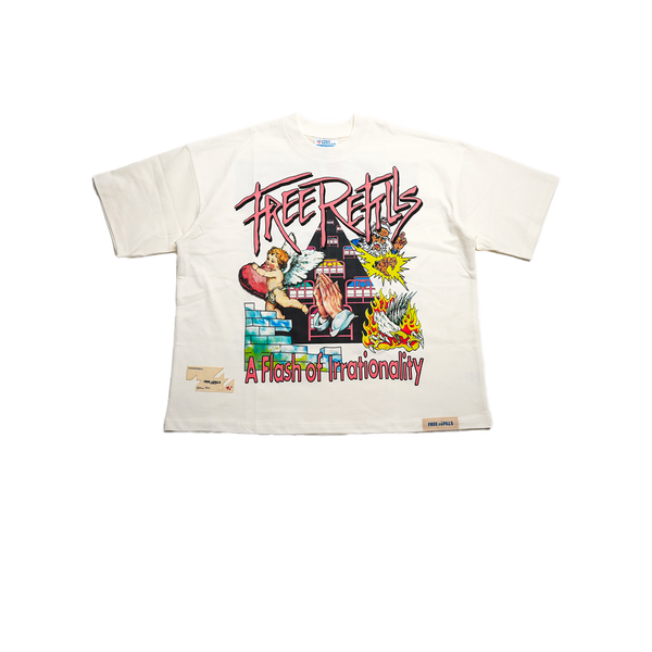 Free Refills - Floyd Tee Short Sleeve Graphic Tee - White
