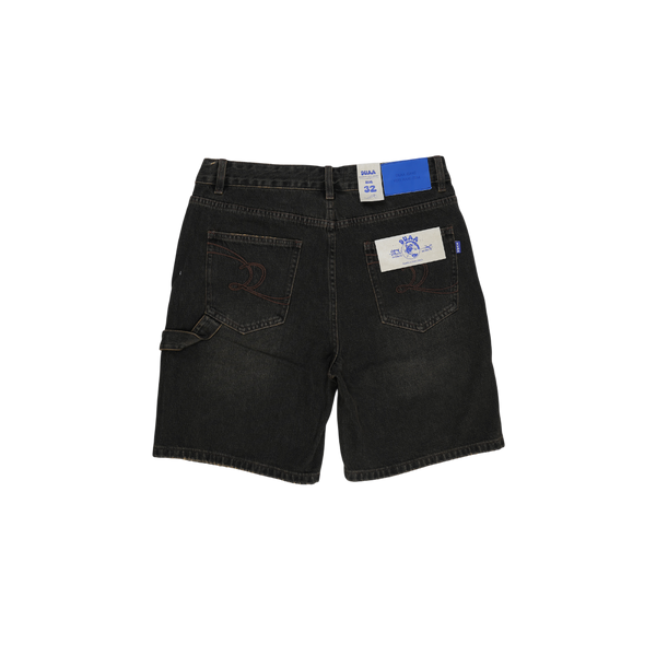 Duaa - Park Brown Short Shorts - Blue — alternate view
