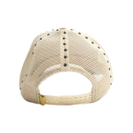 When the Smoke Clear - Studder Heart Trucker Snapback Hat - Ivory