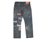 Bldg4. - Cement Jean Pants - Multicolor