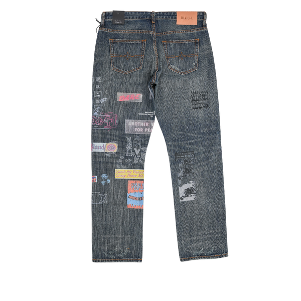 Bldg4. - Cement Jean Pants - Multicolor — alternate view