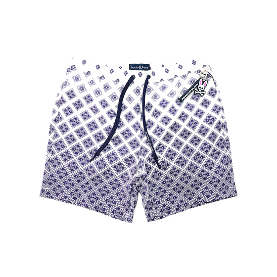 Psycho Bunny - Tobias All Over Print Swim Trunk Shorts - Multicolor