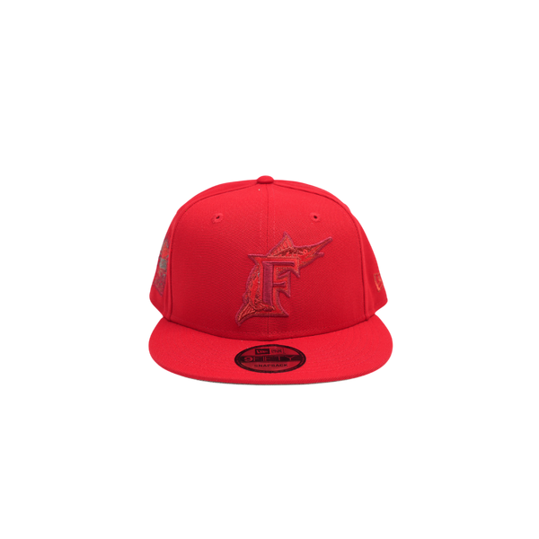 New Era - 950 Florida Marlins 93 - Scarletmisty Snapback Hat - Multicolor