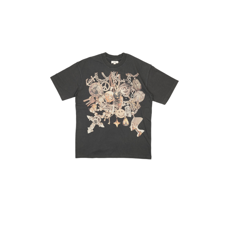 Bldg4 - Heavy Ss Knit Tee - Charcoal