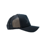 Cult of Individuality - Black Crystals Mesh Trucker Hat "Xx" Logo - Black