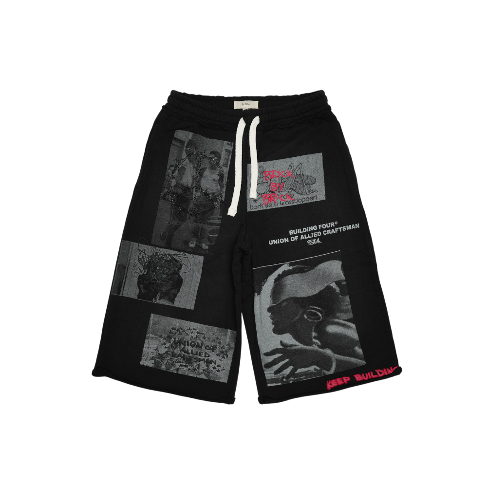 Bldg4 - Palace Short Shorts - Black